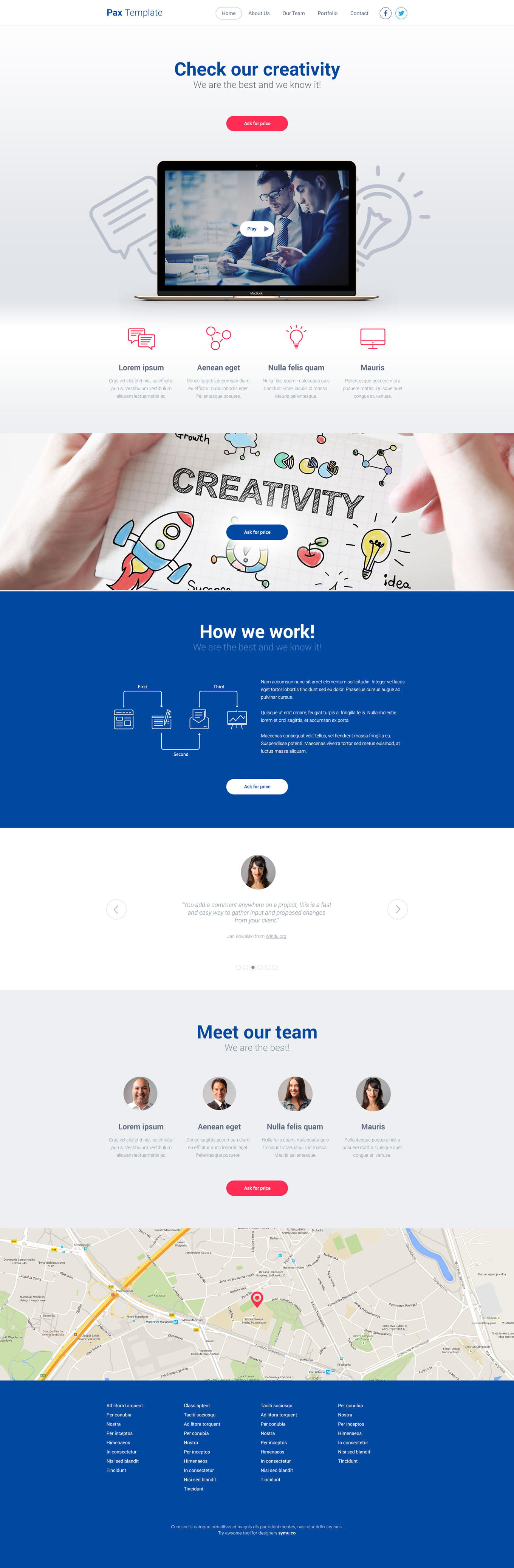 PAX webpage template developed by Lalit Pal.